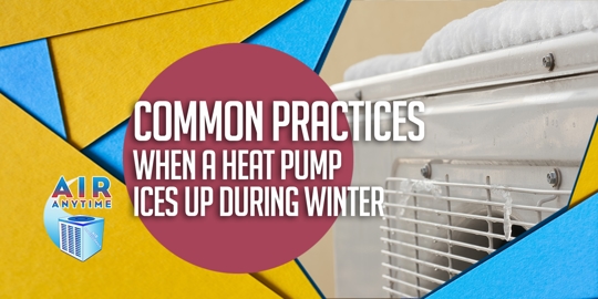 Common Practices When A Heat Pump Ices Up During Winter